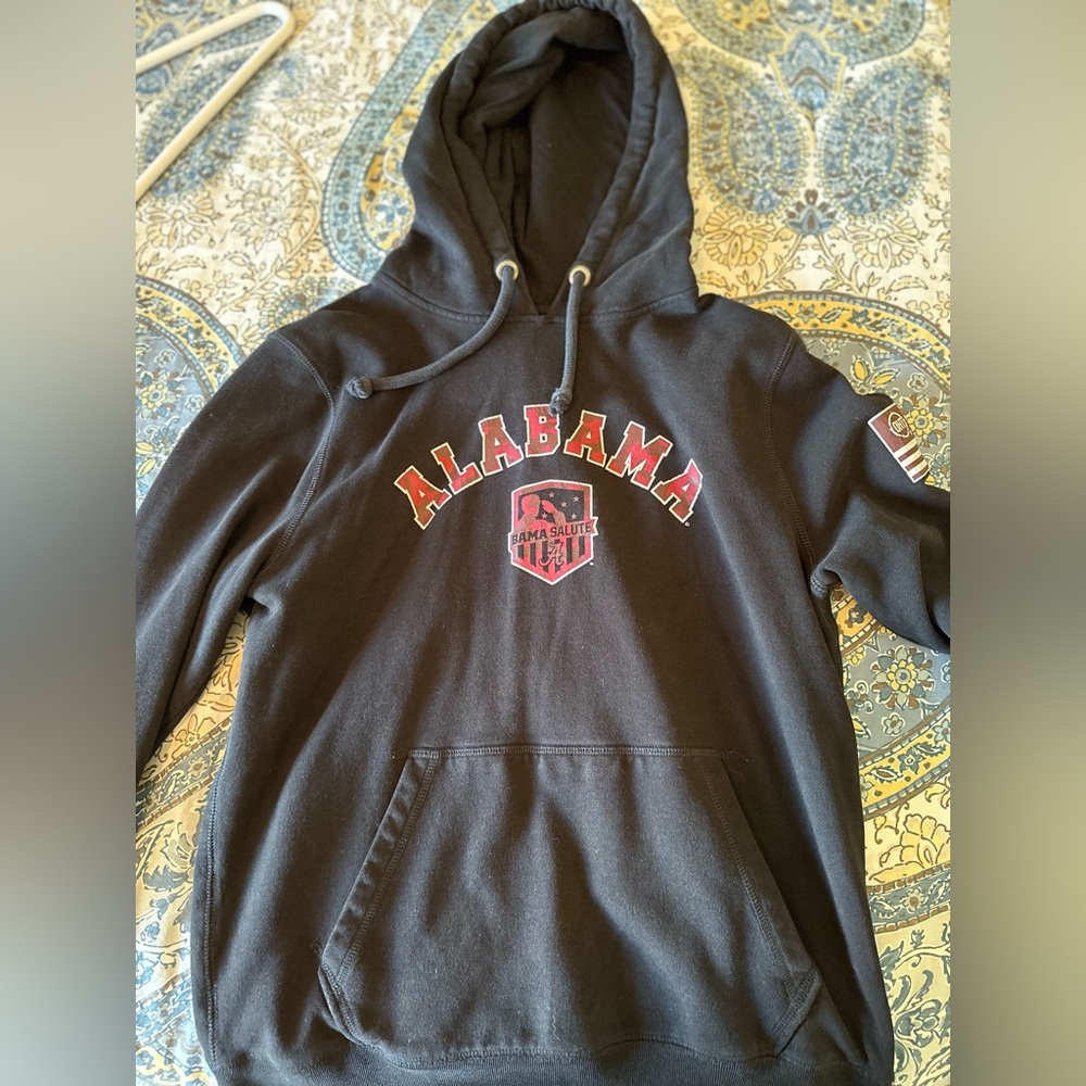 Alabama Bama Salute Hoodie Size M